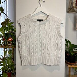 Vintage Forever 21 Cable‎ Knit Vest Size Medium